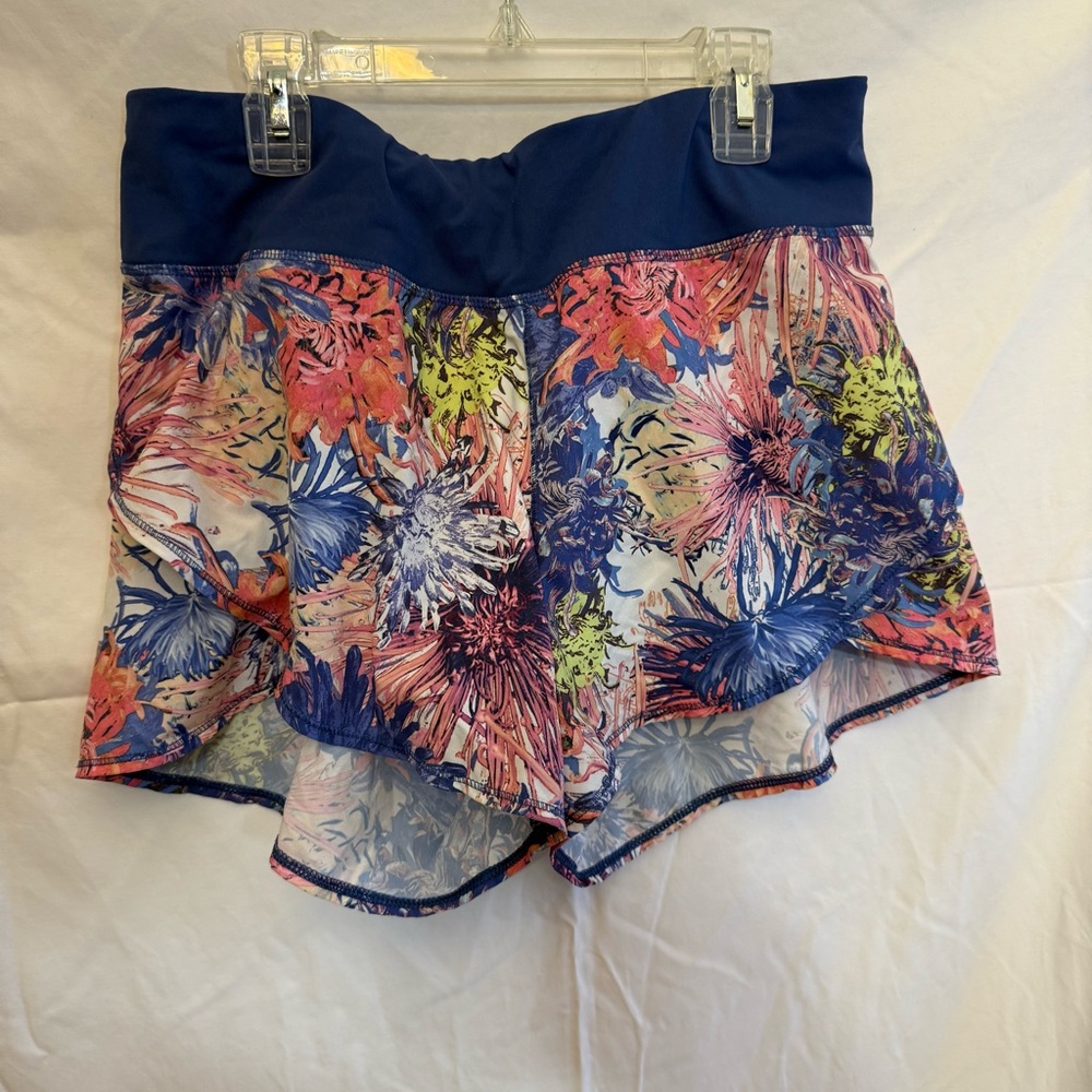 Calia Floral Women's Athletic Shorts, M